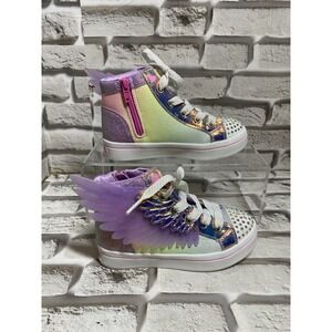 Skechers Twinkle Toes: Twi-Lites 2.0 -‎ Dreamy Wings High Top Sneakers Girl's 11
